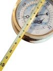 Vintage Nautical 9  Springfield Made In Usa Sailing Ship Maritime Barometer