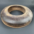 Vintage Unmarked Wood Hat Block Millinery Hatters Brim Mold Form 6 7 8 817