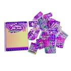 Sticker Clear Flakes  Mini Japanese Drinks   Snacks  Purple  40 Pcs Scrapbook