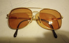 Vtg Luxottica Klixx2 071 Gold Aviator Eyeglasses Sunglasses Frame  58-18-140