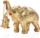 Elephant Statue  Gold Elephant Decor Brings Good Luck  Health  Strength  Elep   
