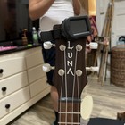 Luna Guitars Tattoo Mahogany Soprano Ukulele Mahogany