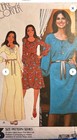Vtg Mccalls Pattern 5715 Size 10-12-14 Dress Yoked Blouse Skirt Boho Peasant Uc