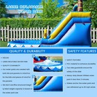 6 4m Giant Commercial Pvc Inflatable Water Slide Bounce House Pool For Kid Party