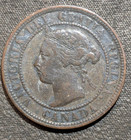 1898-h  Canadian Large One Cent Coin