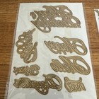 Anna Griffin Wishful Thinking Dies 3d Embossing Textured Folders Set Sealed New