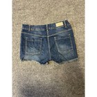 Tex Denim Shorts Girls Size 13-14 Blue Frayed Raw Hem Casual Five Pocket Stretch