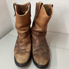 Vintage Red Wing 487 Pecos Boots Men   s 8b Usa Made Leather Supersole 70s Tag