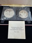 874-1974 Iceland 1100th Anniversary Of Settlement Sterling Silver Coin Set 1 5oz
