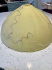 Vintage Art Deco Frosted Marbled Butterscotch Color Opaque Glass Light Shade 18   