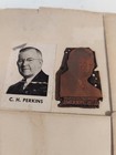 Vintage Jackson And Perkins Metal Printing Plates For Catalog Lot Of 4 Rose