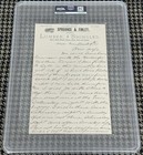 Pat Garrett Signed Autograph 6x10 Two Page Handwritten Letter To Wife Psa dna