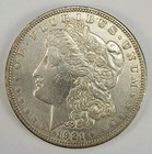 Lot Of 3 - 1921 U s  Morgan Silver Dollars - P  D  S Mints 90  Silver