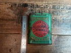 Rare Antique Pre 1920s Lucky Strike Vertical  Pocket  Tobacco Tin 