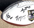 Michigan Wolverines Signed 2024 National Champions  deflated  Football Jsa Coa
