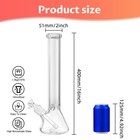 16inch Glass Bong 9mm Thick Heavy Bong Water Pipe 14mm Bowl Beaker   Screen