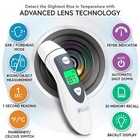 Thermometer For Adults Forehead And Ear - Fever Alarm  1 Sec Reading  20 Re