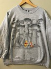 Vintage 90   s Winnie The Pooh Sweatshirt Embroidered Sz Xl Gray X-large Vtg