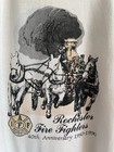 Vintage 1990 Rochester Ny Firefighter Graphic Crewneck White Sweatshirt  Size Xl