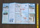 Oberammergau Ammer Valley Germany Alps Vintage Fold Out Ski Map City Map 1988