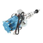 For Ford 289 302 Small Female Cap Hei Distributor   8 5mm Plug Wires   Coil Blue