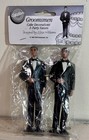 Nos Wilton Groomsmen Or 2 Grooms Cake Toppers 4 75    - Vintage - Rare - New In Pk