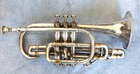 Antique Cornet - Bohland   Fuchs - Silver Plated - Clone Of     York  Monarch
