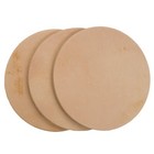 Genuine Leather 2nd Grade Vegetable Tan Circle Square 11-13 Oz Coaster Blanks