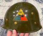 Ww2 Wwii Us Army Military 50th Armored Division M1 Helmet Liner Firestone F8