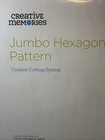 Creative Memories Jumbo Hexagon Pattern Custom Cutting System