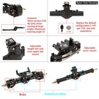 Meus Racing Nylon Scx24 Axles With Isokinetic 3-section Front And Rear  Black