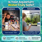 10-in-1 Aquarium Water Test Strips - App-enabled Freshwater   Saltwater Kit  Ph 