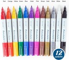 Acrylic Paint Pens For Porcelain  Professional Ceramic Drawing  12 Colors