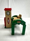 Brio Wooden Railway Train Rare Platform With Elevator  33532 And Elevated Tracks