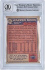 Warren Moon Houston Oilers Signed 1985 Topps  251 Bas 10 Card With  hof 06  Insc
