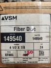 Fiber Disc  50  Vsm Ceramic 24 Grit Fiber Disc 4   x7 8 