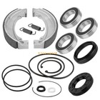 Rear Axle   Brake Bearing Seal   Shoes Kit For Honda Sportrax 250 Trx250ex 01-08