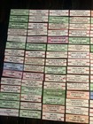 Large Lot Of 150 Original Jukebox 45 Record Title Strips  dd22
