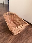 Vintage Woven Wicker Storage Basket 12 5   