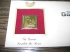 2011 Go Green Insulate The Home Replica Golden Fdc Cover Stamp