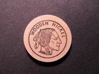 Atlanta  Georgia Wooden Nickel Token - Cyclorama Wooden Nickel Coin