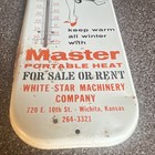 Master Portable Heat Advertising Thermometer Sign White-star Machinery Co White