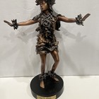 Kim Taylor Reece Statue Hawaiian Dancer Hula    ala   bronze Tone Resin 14    T
