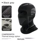 Motorcycle Lycra Spandex Warm   Quality Blk gray Balaclava Hood Skiing Hiking