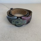 Vintage Harley Davidson Leather Biker Belt  Size 42