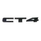 For Ct4 Letter Decal Rear Trunk Decklid Badge Emblem Sport Gloss Black Badge