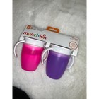 Munchkin Miracle 360 Trainer Cup  Pink purple  7 Oz  2 Count New