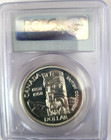 1958 Canada Silver Dollar  Pcgs Pl 66  Km-54  British Columbia Centennial