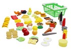 100 Pieces Toddler Play Food Set Pretend Food Basket Kitchen Toy Play Kids