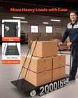 Vevor Heavy Duty Platform Truck 2000 Lbs Industrial Hand Truck Cart With Wheels